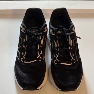 New Balance Black and White Athletic Shoes 680